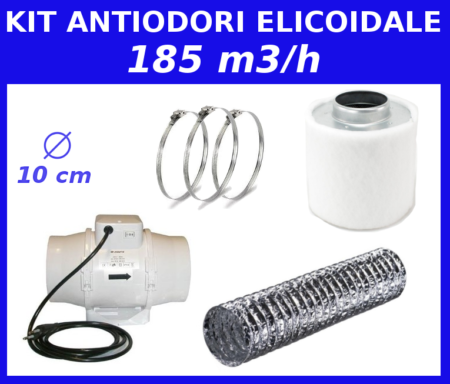 kit antiodori aspiratore 185m3/h